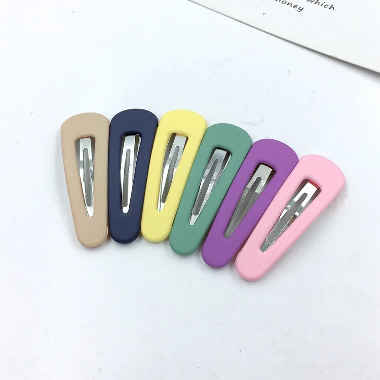 HC276 candy color acrylic hair clip classic BB clip