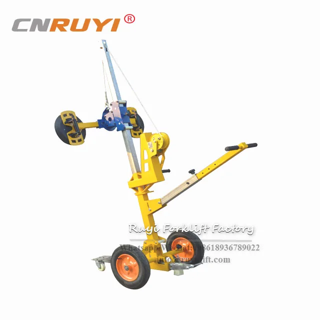 200kg Portable glass trolley lifter vacuum sucker for sale