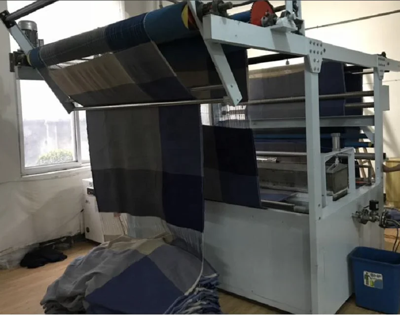 
200cm Width shawl fringe ironing machine Scarf fringe finishing machine 