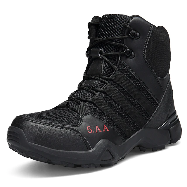 
Mens Army Military Desert Boots Tactical Combat Boots Non-Slip Breathable Shoes for Outdoor Hiking Walking Footwear 
