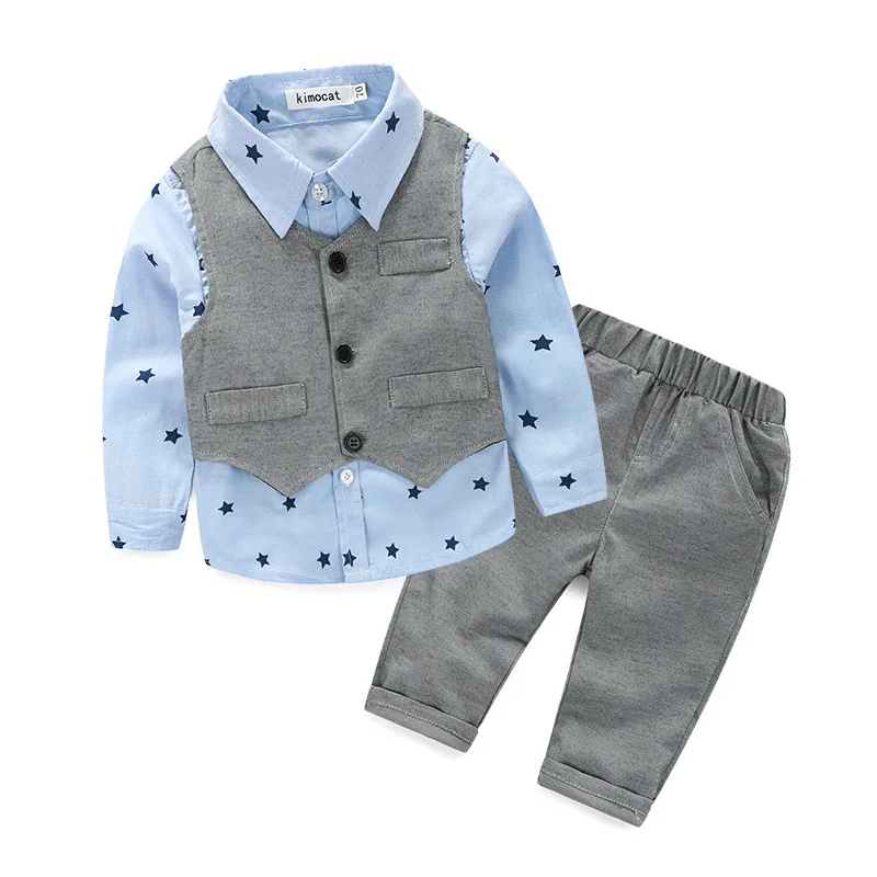 
formal party little boy suits 2017 spring autumn fashion hot baby clothes 