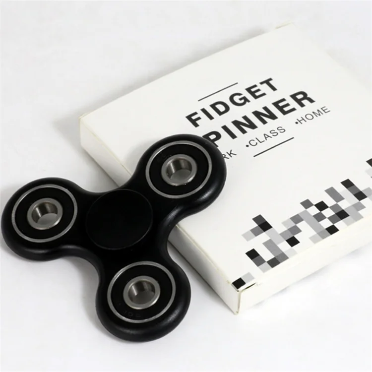 Box Pack Color Customized Durable High Speed 608 Bearing Tri-Spinner Desk School Toys Anxiety Relief Toy Fidget Spinner Hand