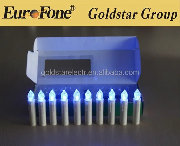 Перемещение беспламенные свеча рождественская елка из светодиодов