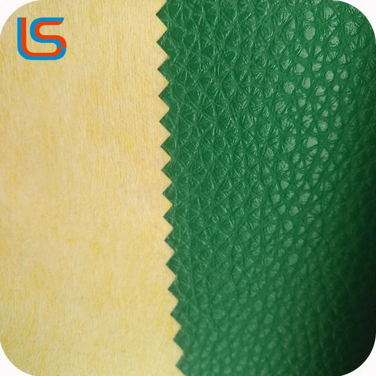 
2020 pvc stock Non Woven Backing bag leather hot sale color edge classical design 
