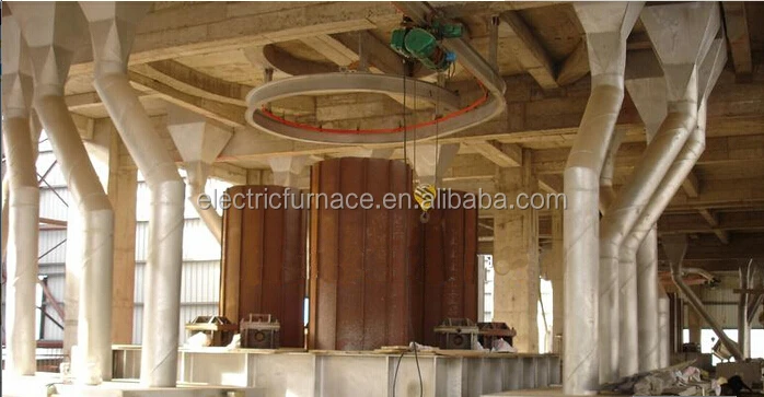 small electric submerged electric arc furnace of ferroallo