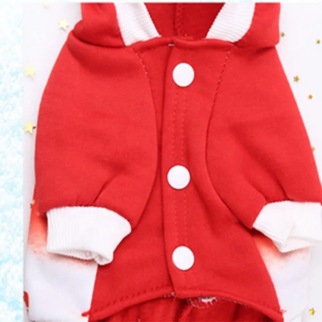 Pet Dog Christmas Pattern Clothes Cotton Hoodie for Dog