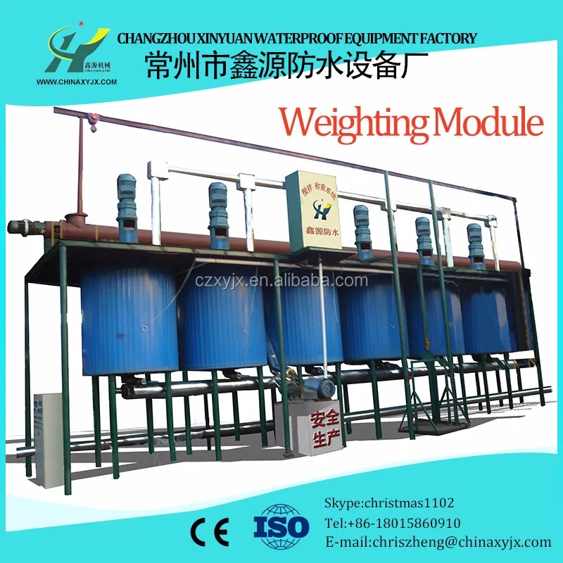 New Design Bitumen Felt Roll Making Machine