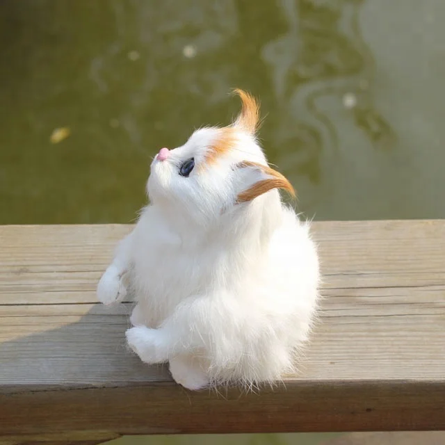 Super Cute Simulation Cats Furry Kittens Doll Toy