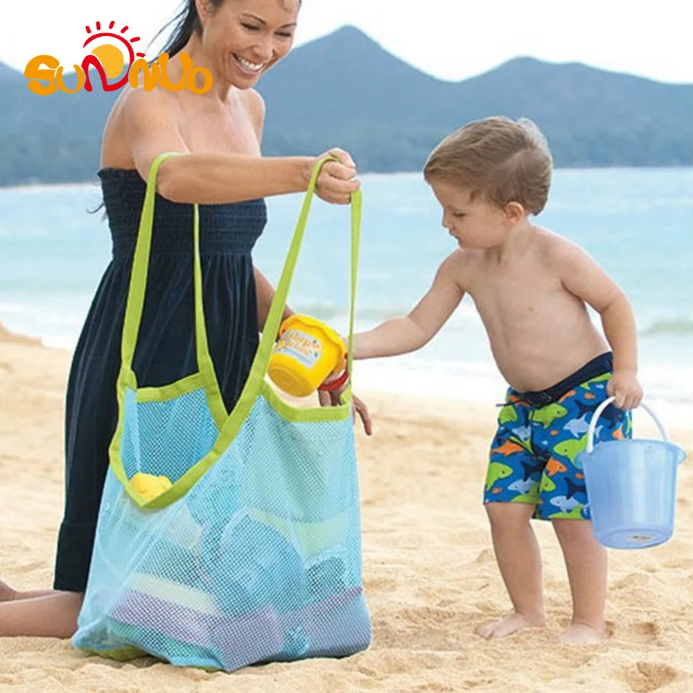 2023 Summer Outdoor Foldable Portable Baby Beach Mesh Bag