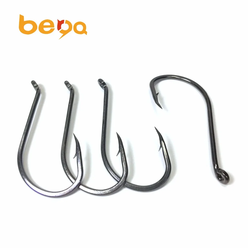 Stainless Steel Saltwater Crank Barbed Barb Fishing Hook