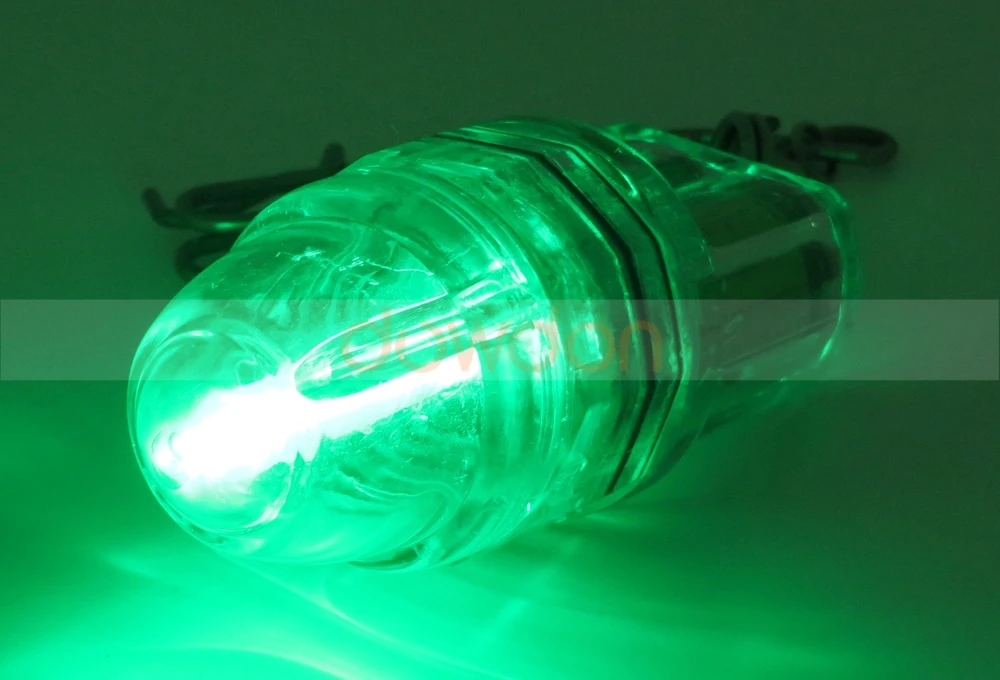 95G High Penetration Green Blue White Red Led Bait Fishing Light