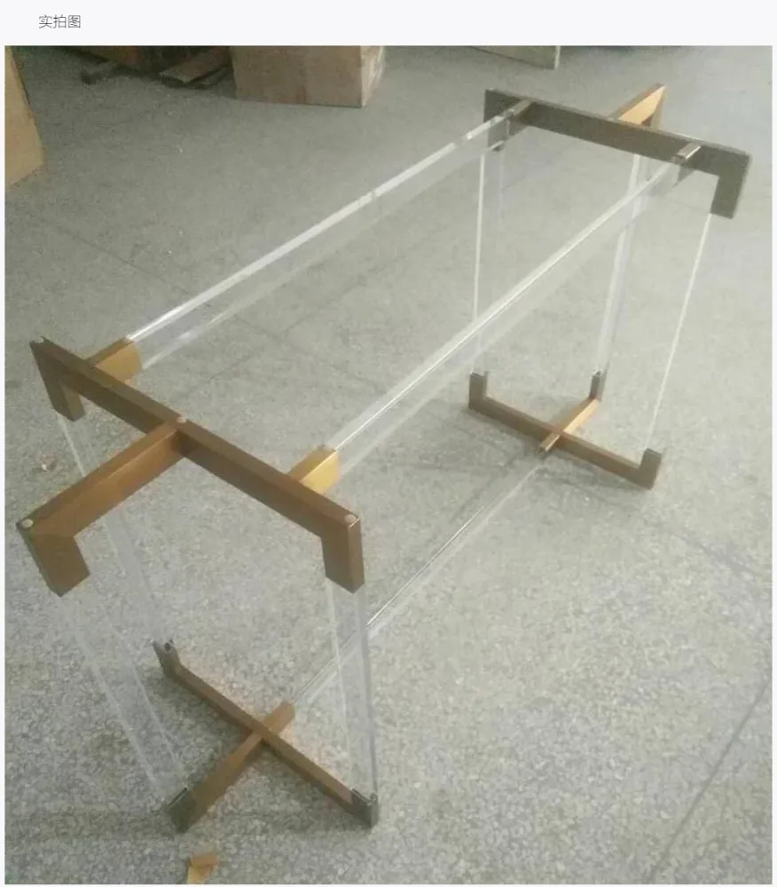 Tempered Glass Dining Table/ villa study desk/villa dining table