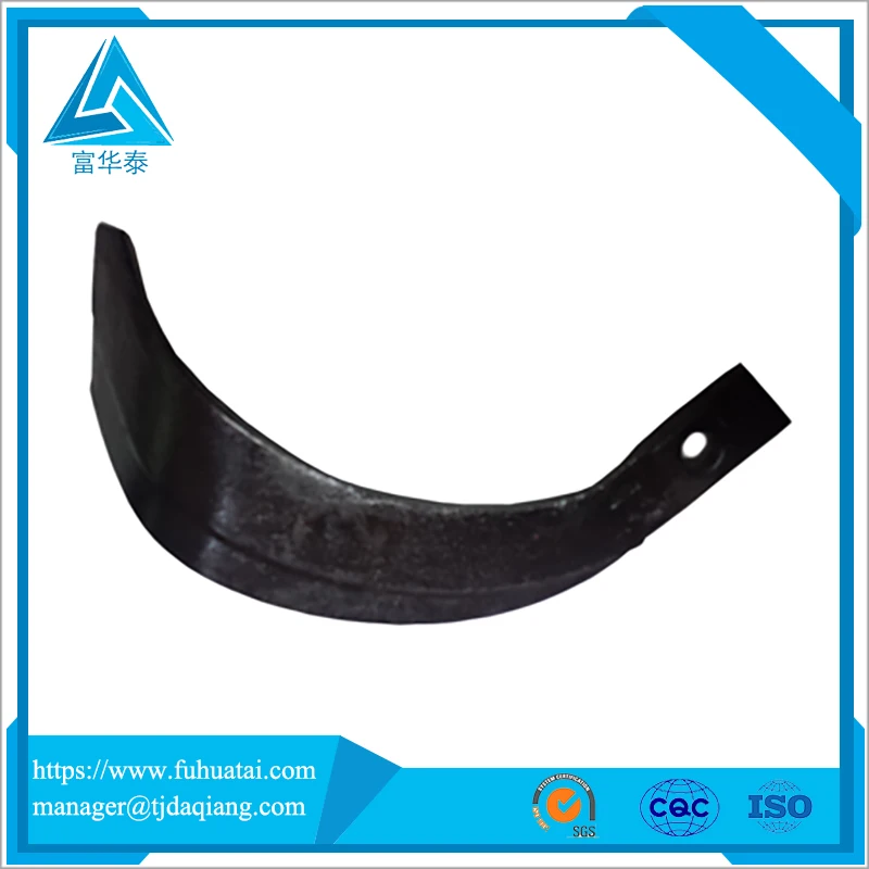 OEM high quality rotary hoe blades rotary tiller blade agricultural machinery spare parts