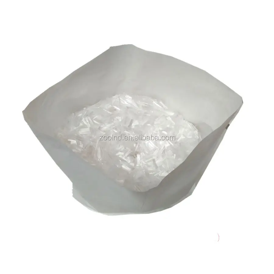 100% PP Concrete Fiber Anti-Cracking White 12mm Micro Polypropylene Fiber