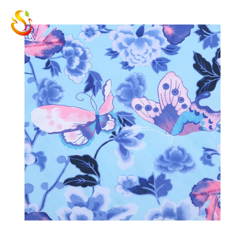 
Custom Printed 100% Cotton Sateen Fabric For Women Dress 