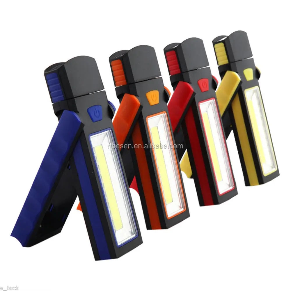 Portable Camping Light,Mini COB LED Flashlight,Hands-free Night Lamp with Magnet Base Stand