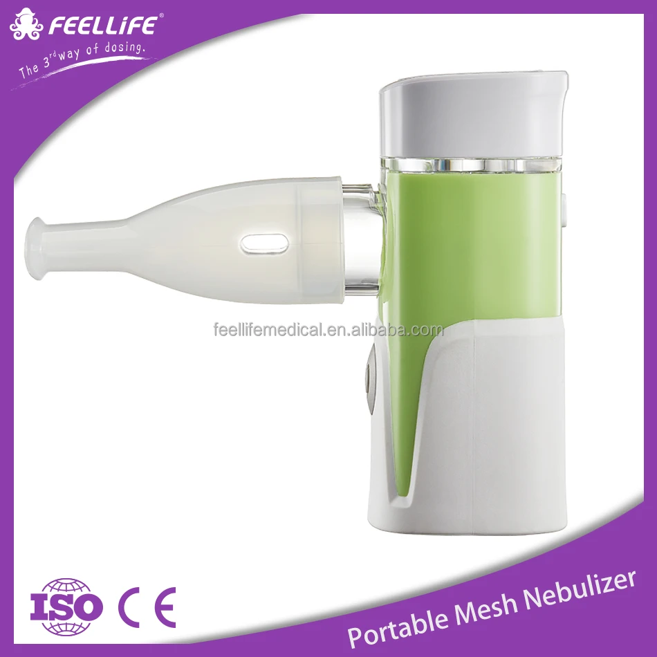 Medical nebulizer pharmaceutical inhaler for asthma, copd respiratory disease Feellife portable mesh nebulizer machine