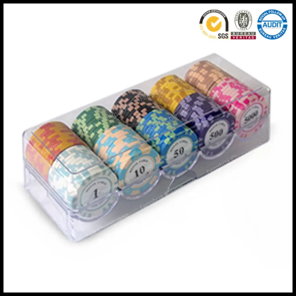 Custom ABS Number Stickers for Poker Chip