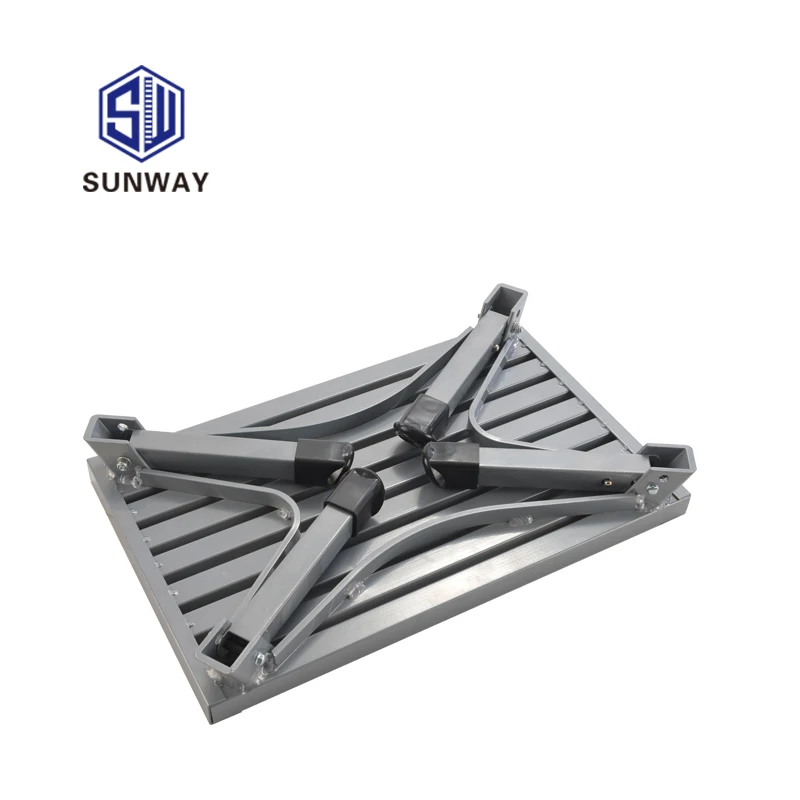 Aluminum Folding Platform Steps RV Step Stool with Anti-Slip Surface