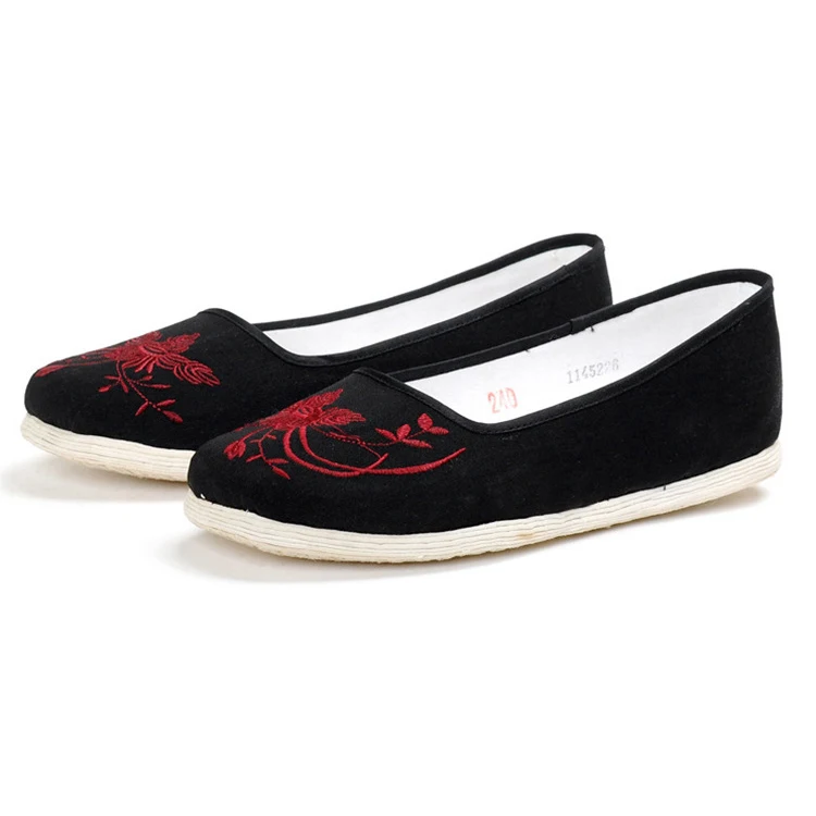 
Indoor beautiful Printing Canvas casual shoes for female 