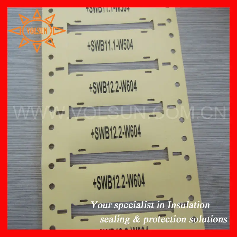 PE Permanent Identification Cable Labels Tags