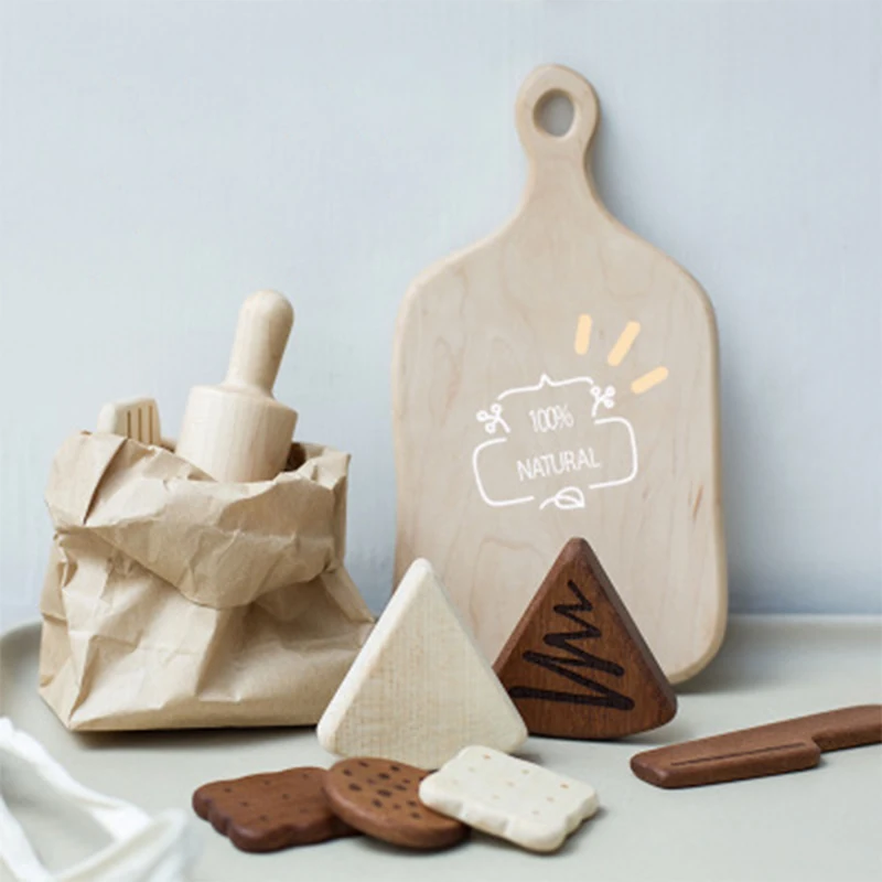 
MoXiaoXiao Wooden Playhouse Toy,Wooden Baking Toy 