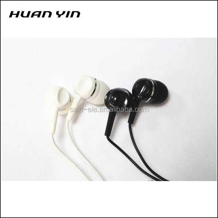 Factory disposable airline headphone tour bus cheap earbuds give away earphone