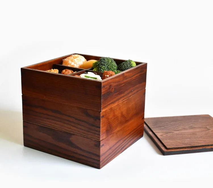 New Style Eco Friendly Japan Wooden Bento Lunch Box