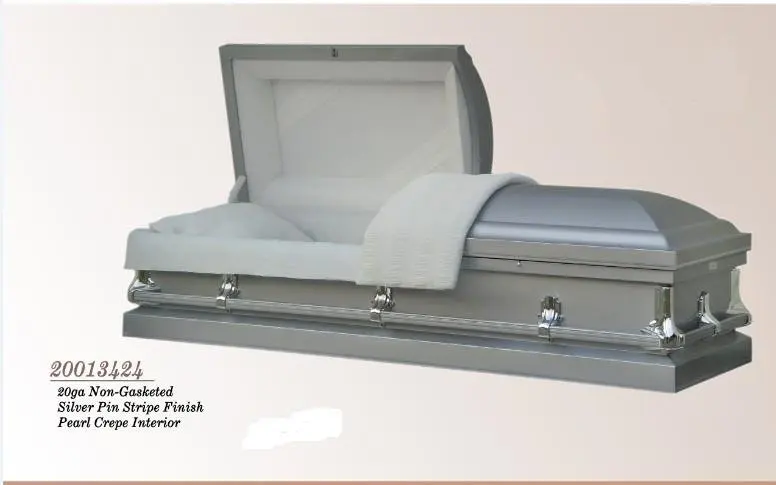 THR-18098125 Metal funeral products casket with sofa cushion