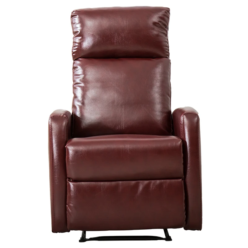 Anji Motion Cheap Salon Reclinable Rosado Pink Leather Rosa Color Rojo Vermelho Boda Recycliner Sofa