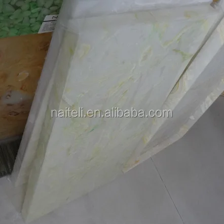 Popular faux transparent marble onyx backlit lamp shades