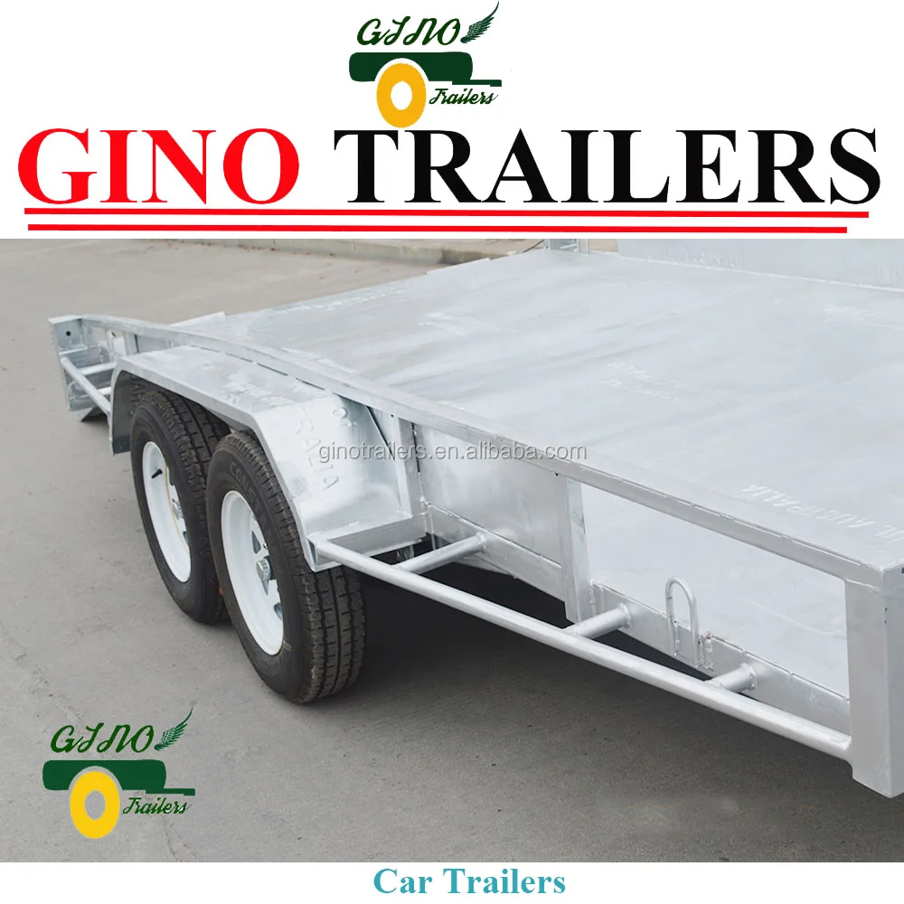 2016 Hot sale folding car carrier trailer with dual axle