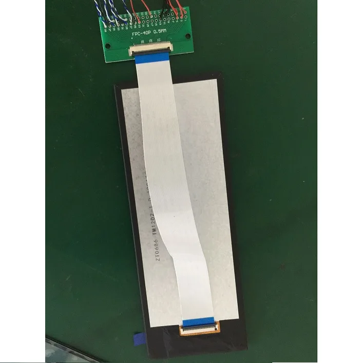 6.86 inch IPS 1280x480 stretched bar lcd with controller board