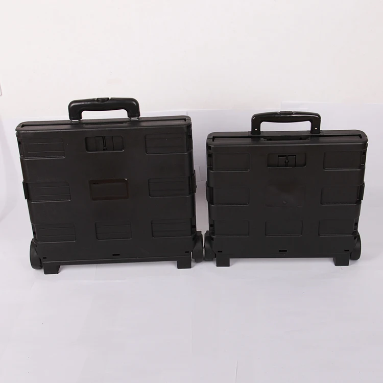 
Folding box aluminum personal foldable shopping trolley cart on wheels 