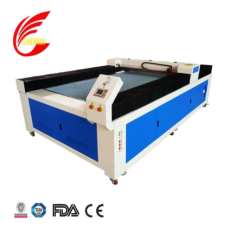 SH-2513 double heads auto feeding 100w 130w co2 laser leather cutting machine for shoes making