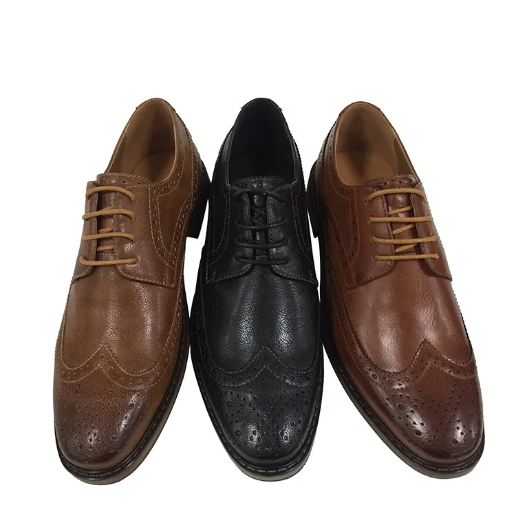 2021 Classic Genuine Lace up Casual Leather Shoes Mens Dress Shoes