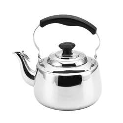 Manufacturer  New design wood grain bakelite handle Omega B  stainless steel whistling water tea kettle