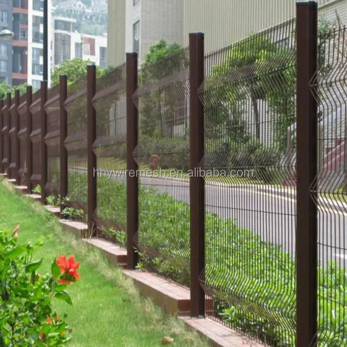 solar power station galvanized pvc coated wire fence protection welded fence garden wire fence