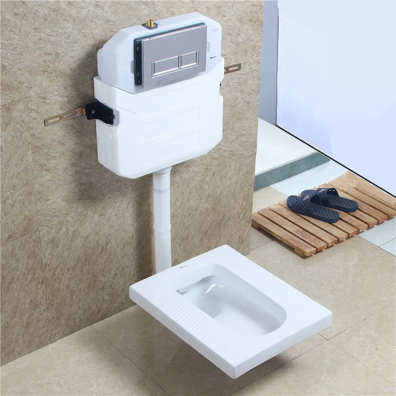 
hinding cistern for squatting pan floor wc public places sanitary 