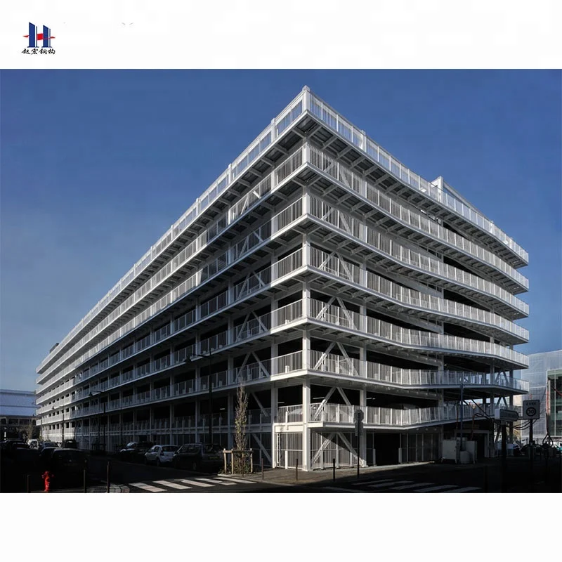 Modern design prefab steel structure hotel building