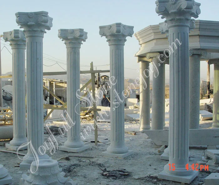 
Decorative White Marble Roman Column and pillar Colonna romana Pilar romano de la columna 