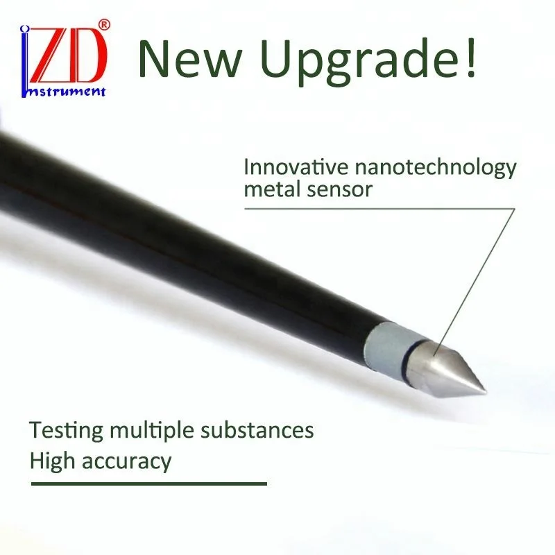 Portable digital soil EC probe conductivity sensor meter