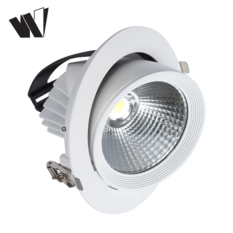CE ROHS commercial 10w 15w 18w 20w 30w 40w dimmable recessed led down light