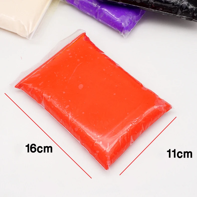 100g Manufacturers supply super light clay Soft Clay for Slime White, 3d modeling magic white clay for slime ingredients