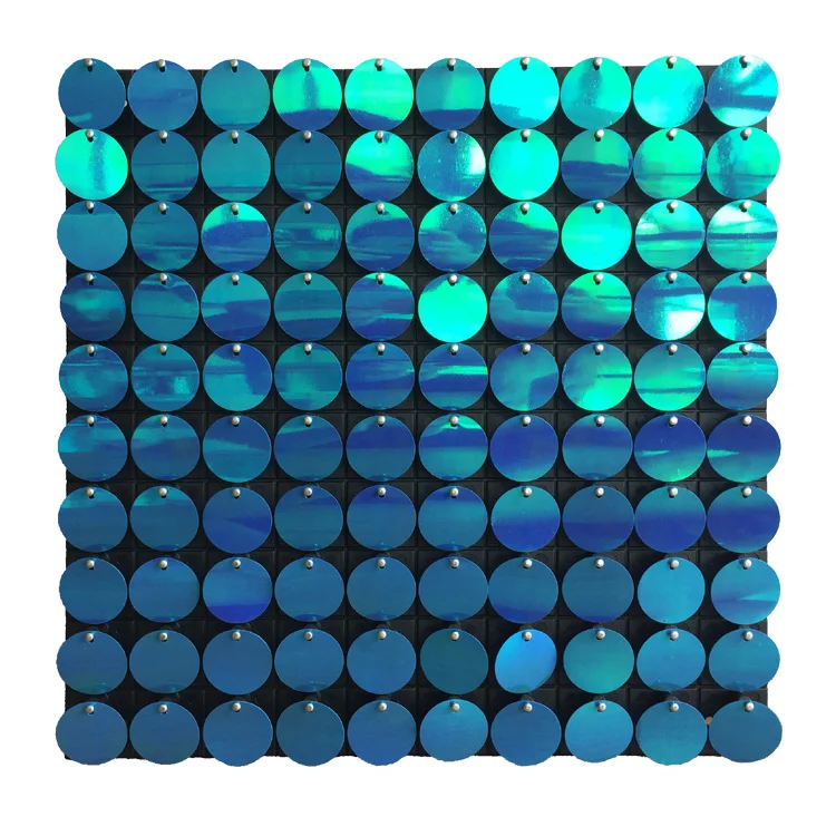 
Mirror effect shimmer sequin wall panel for event decoration 