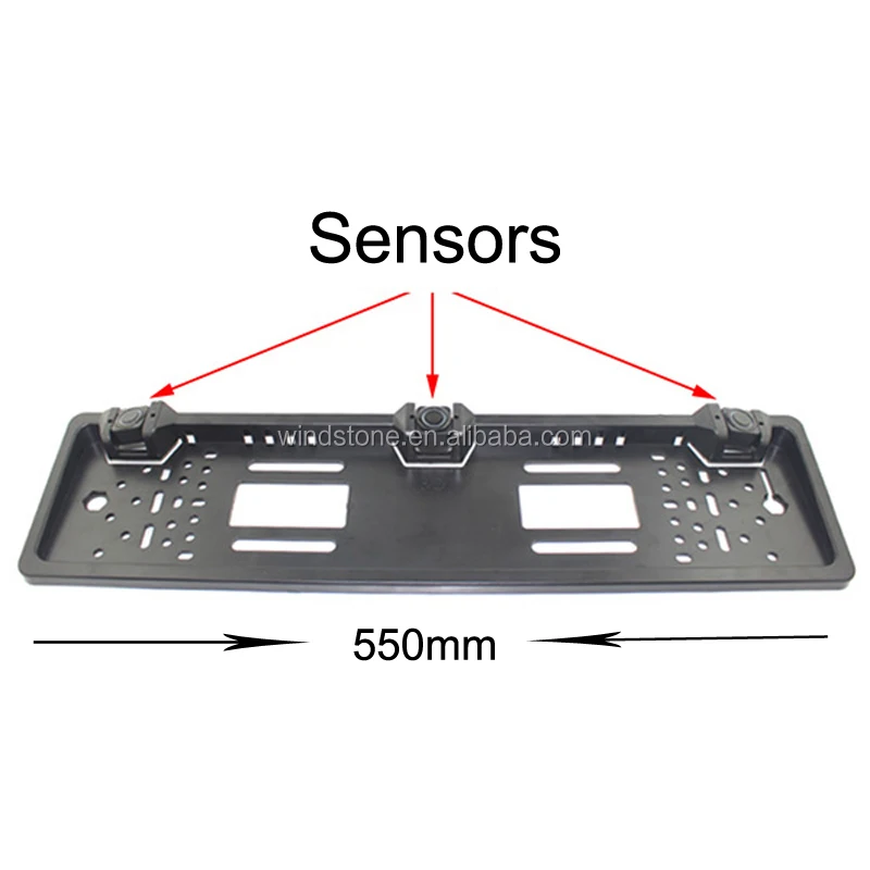 
Parking Rear Car Camera EU European Russia Car License Rear View Camera Plate Frame Two Reversing 