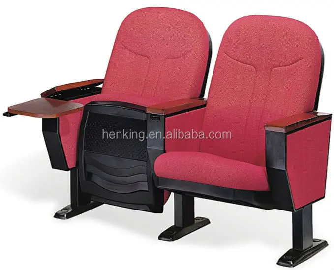 
lecture hall chair with writing table 