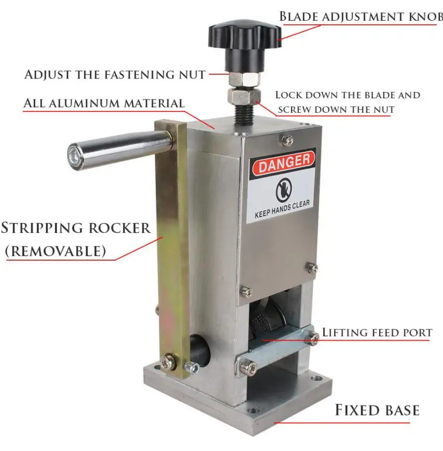 KK-006 cheaep copper stripping machine wire stripping machine cable wire electrical copper wire cutting machine