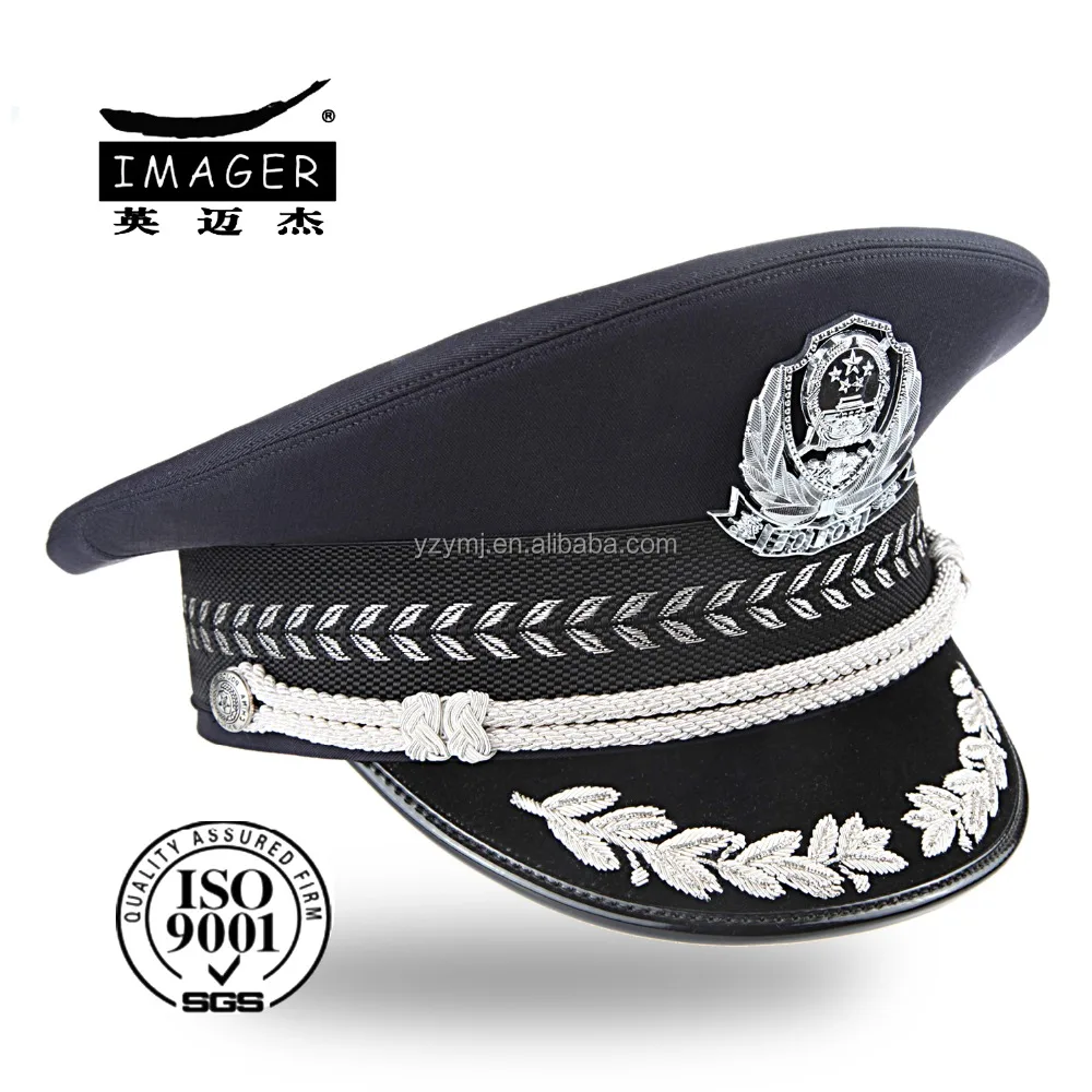 
high quality soft textile military air defence forces corps peaked cap for military 