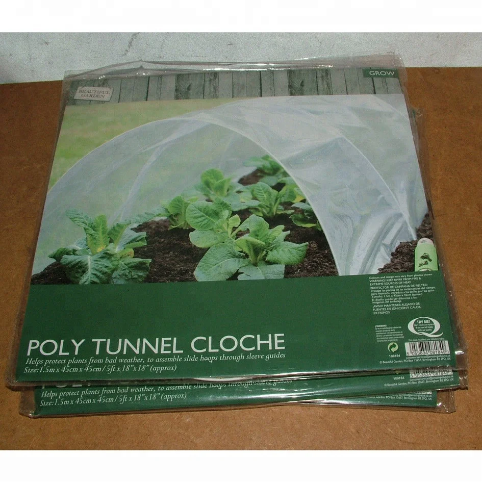 Туннельная теплица с низким обручем для всесезонного увеличения и зимнего сада увеличитель длительного роста полифлисовой сеткой